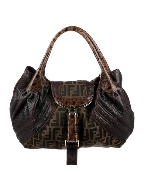 brown fendi spy bag|fendi spy bag zucca.